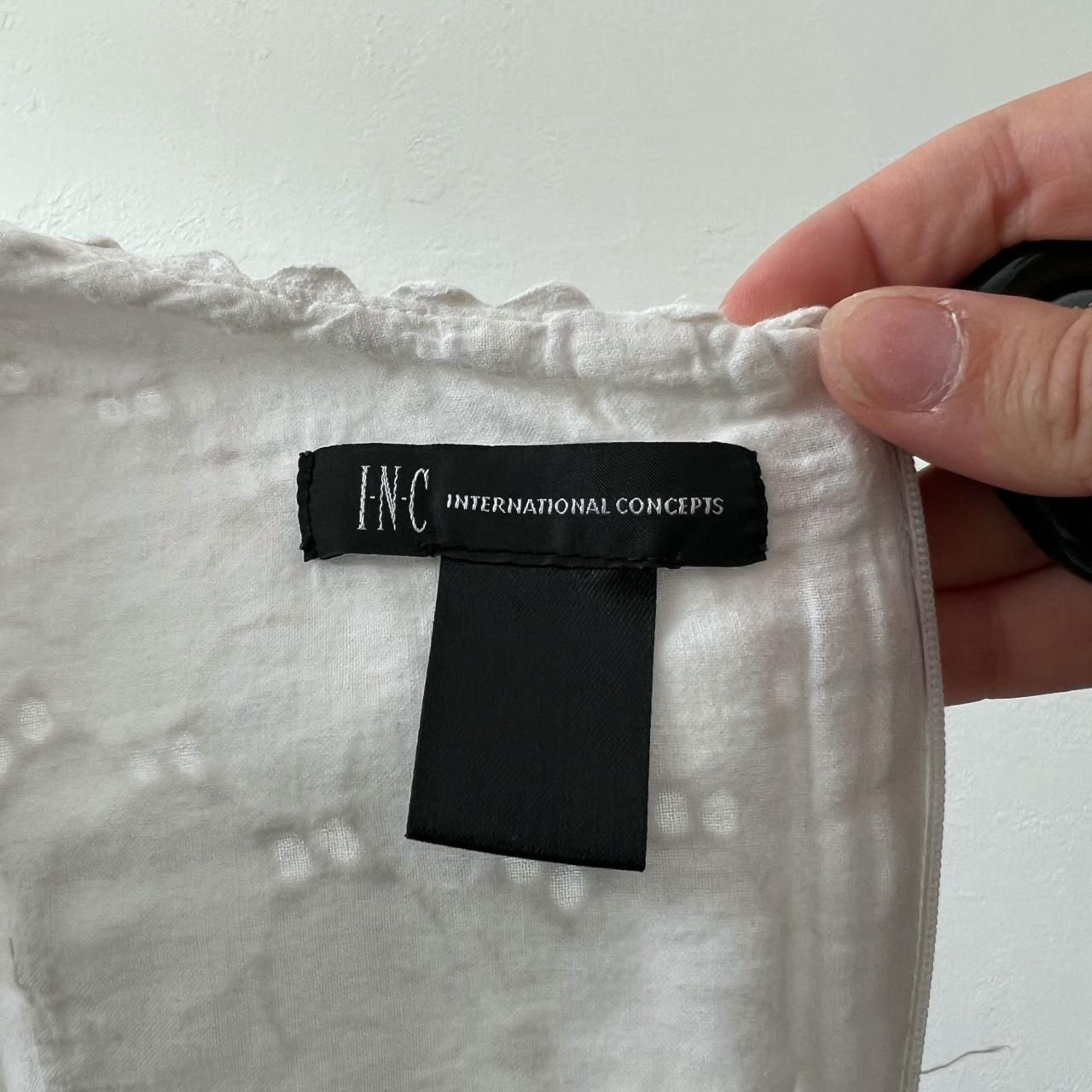 INC International Concepts Women's White Vest (4)
