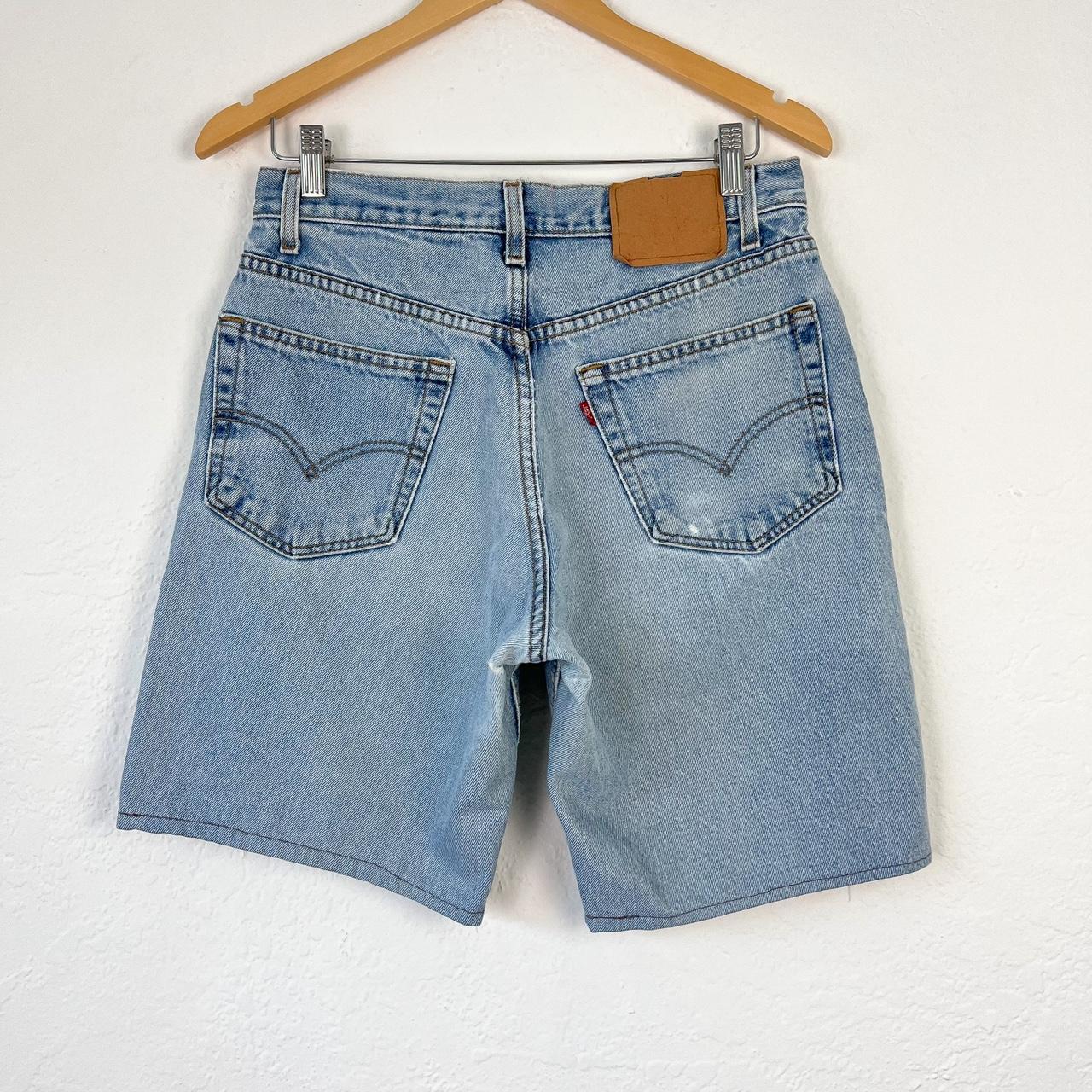 vintage 90’s Levi’s denim dad shorts style 550... Depop
