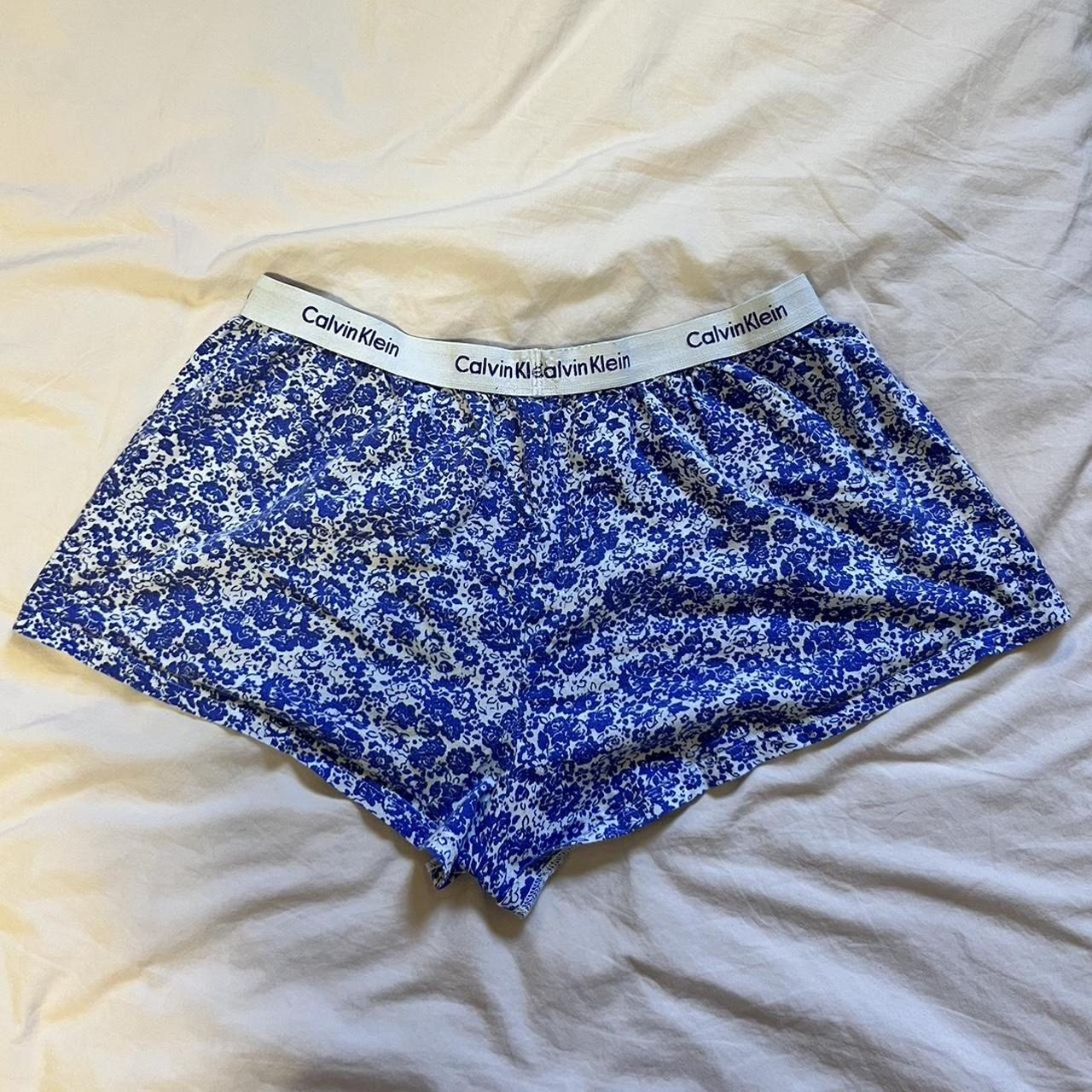 Calvin Klein sleep shorts 💋 Labeled as Large but... - Depop