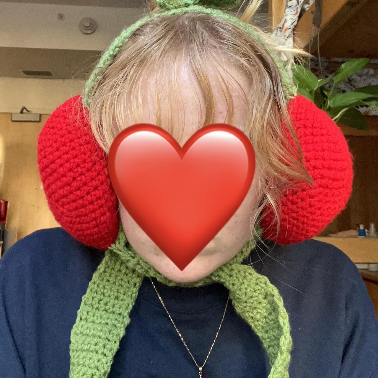 adorable cherry earmuffs!! i made a pair for myself... Depop