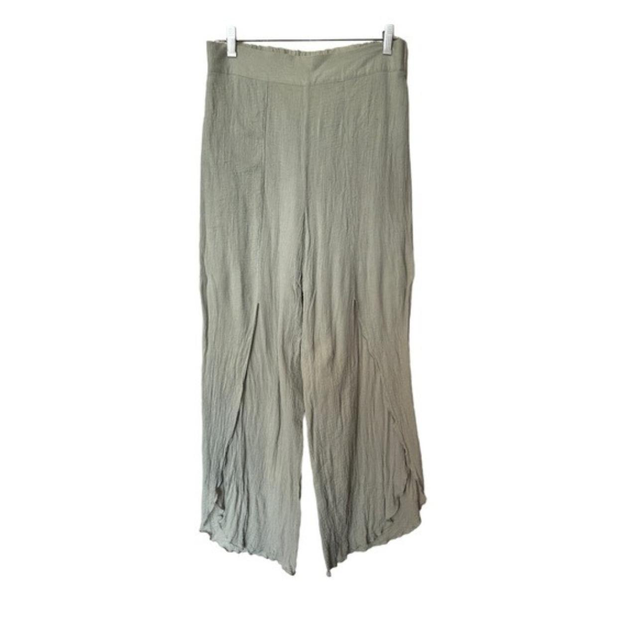 Soft Surroundings Linen Gauze Style Flyaway Pants - Depop
