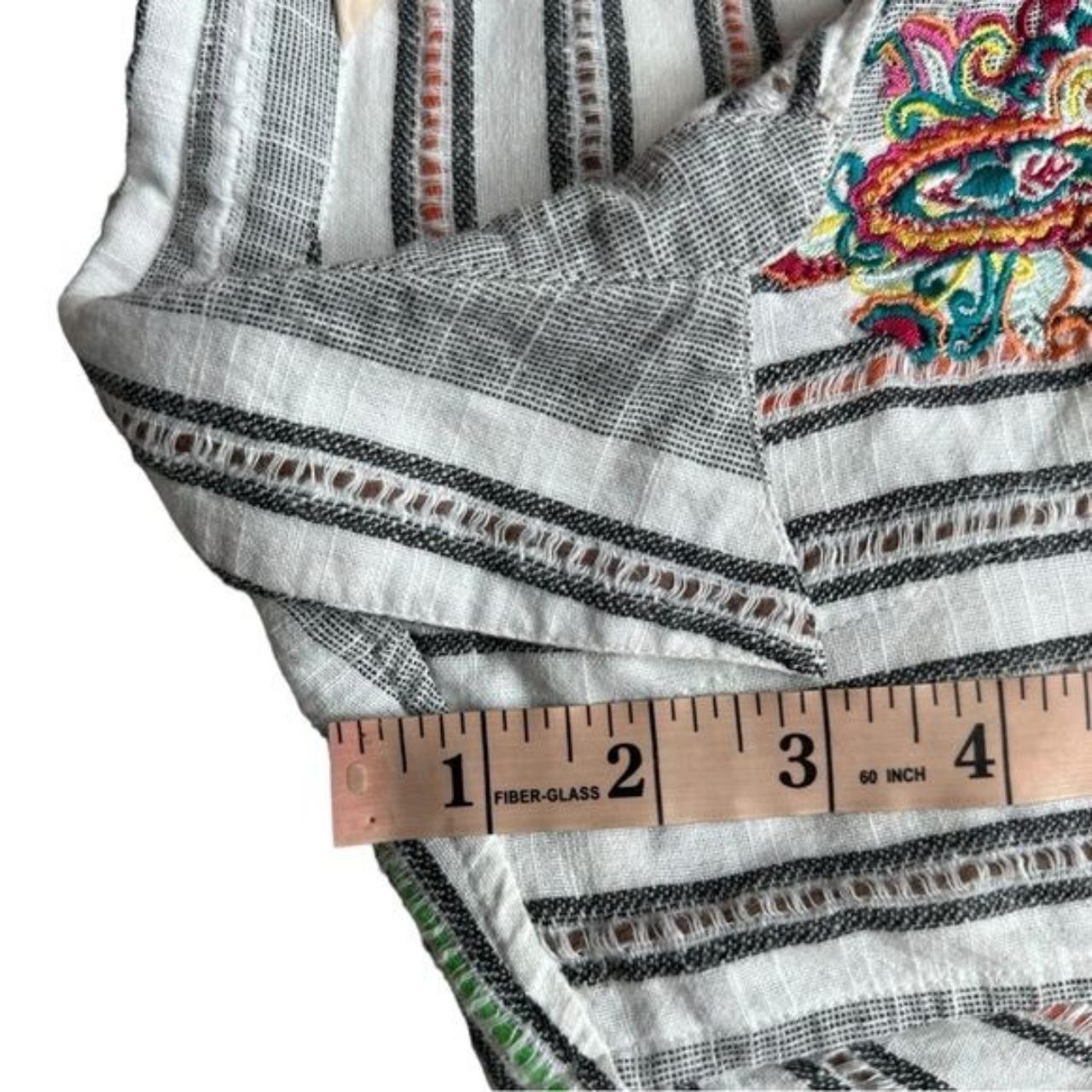 Soft Surroundings Women's Blouse - White/Multi - … - image 6