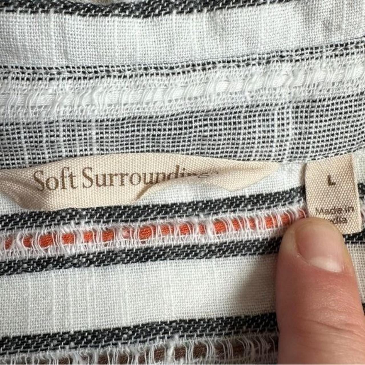 Soft Surroundings Women's Blouse - White/Multi - … - image 5