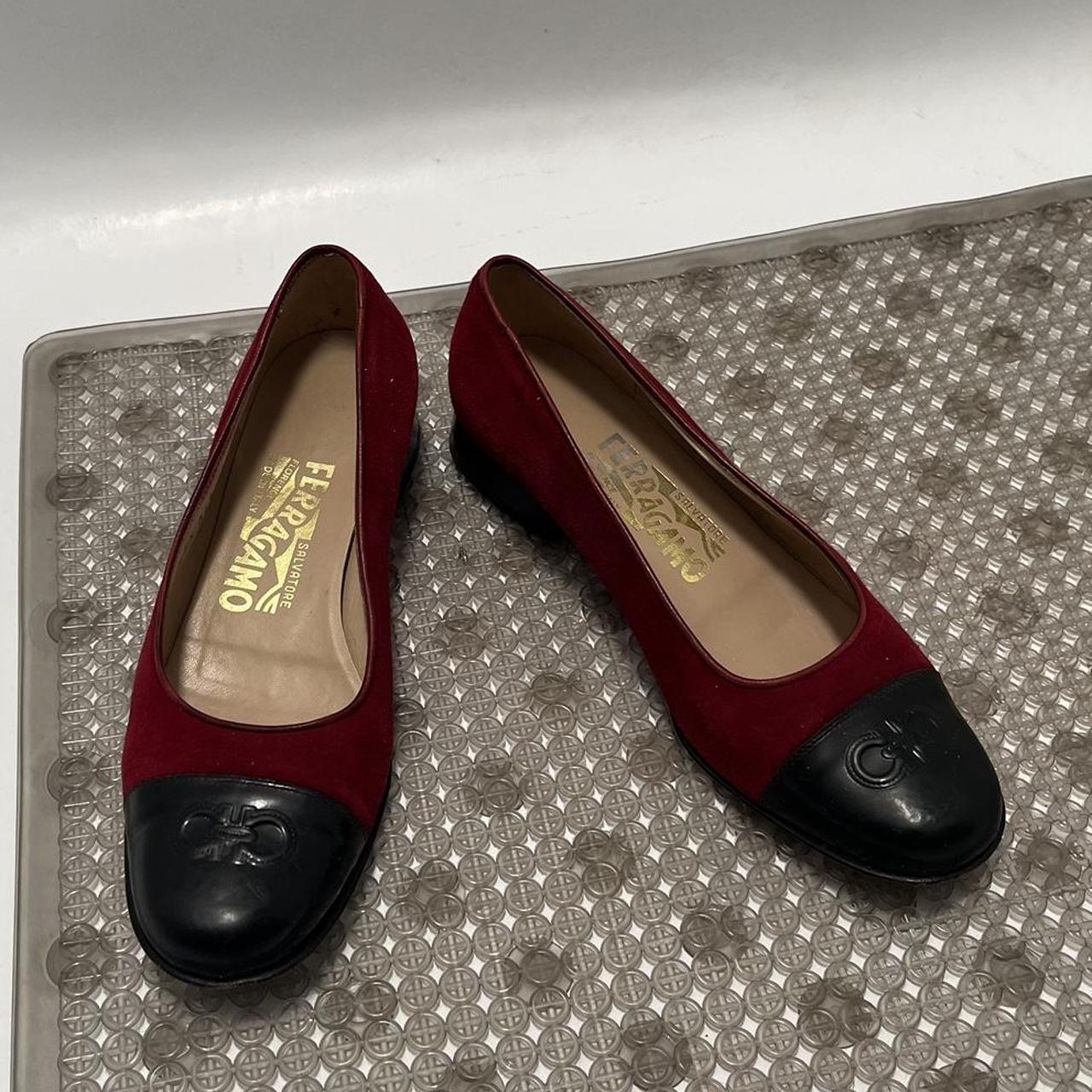 SALVATORE FERRAGAMO ballerina flats pumps / ballet... - Depop