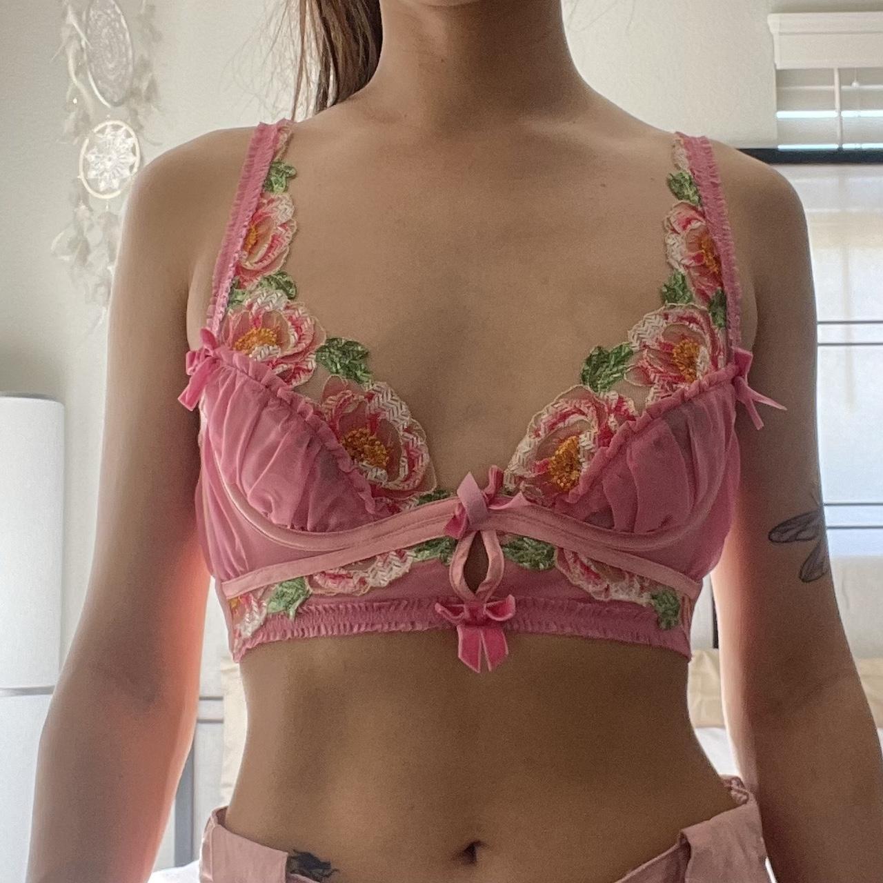 Needle Point Roses Bustier