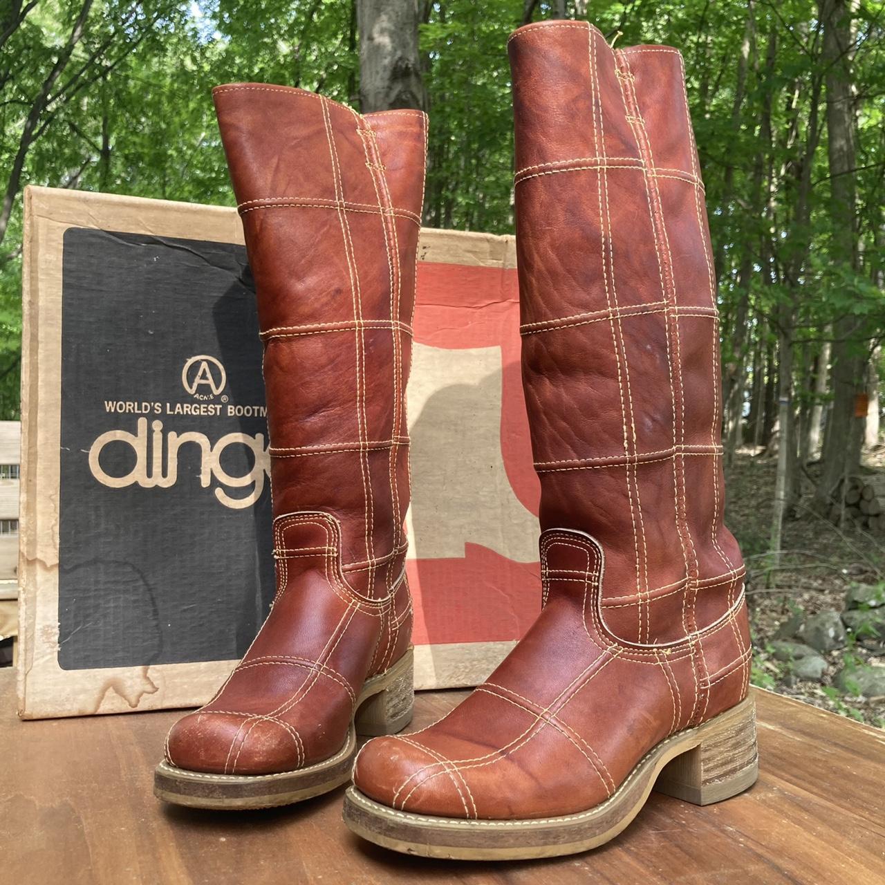 Dingo 1969 Women's Burgundy and Brown Boots