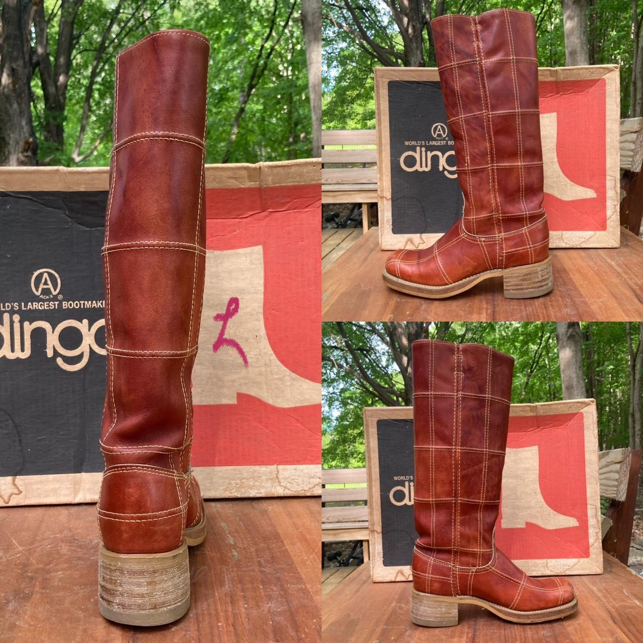 Dingo 1969 Women's Burgundy and Brown Boots (2)