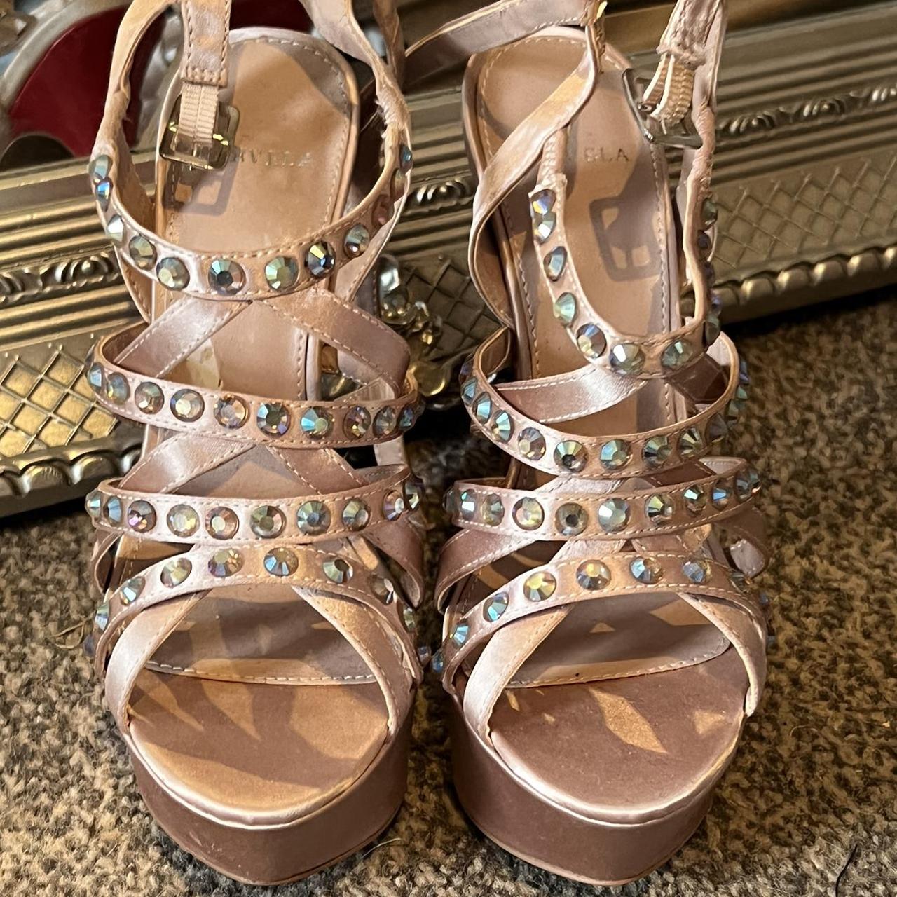 Kurt geiger cheap rose gold heels