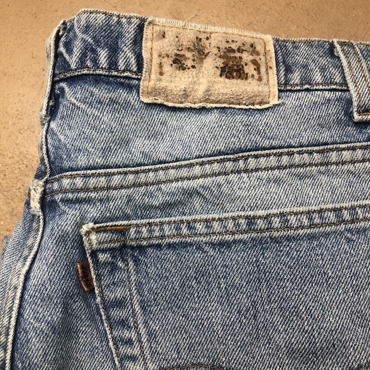Levi's Men's Blue and Brown Jeans (3)