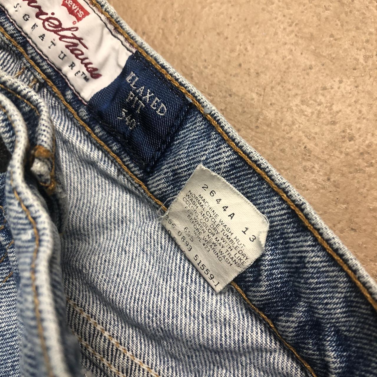 Levi's Men's Blue and Brown Jeans (4)