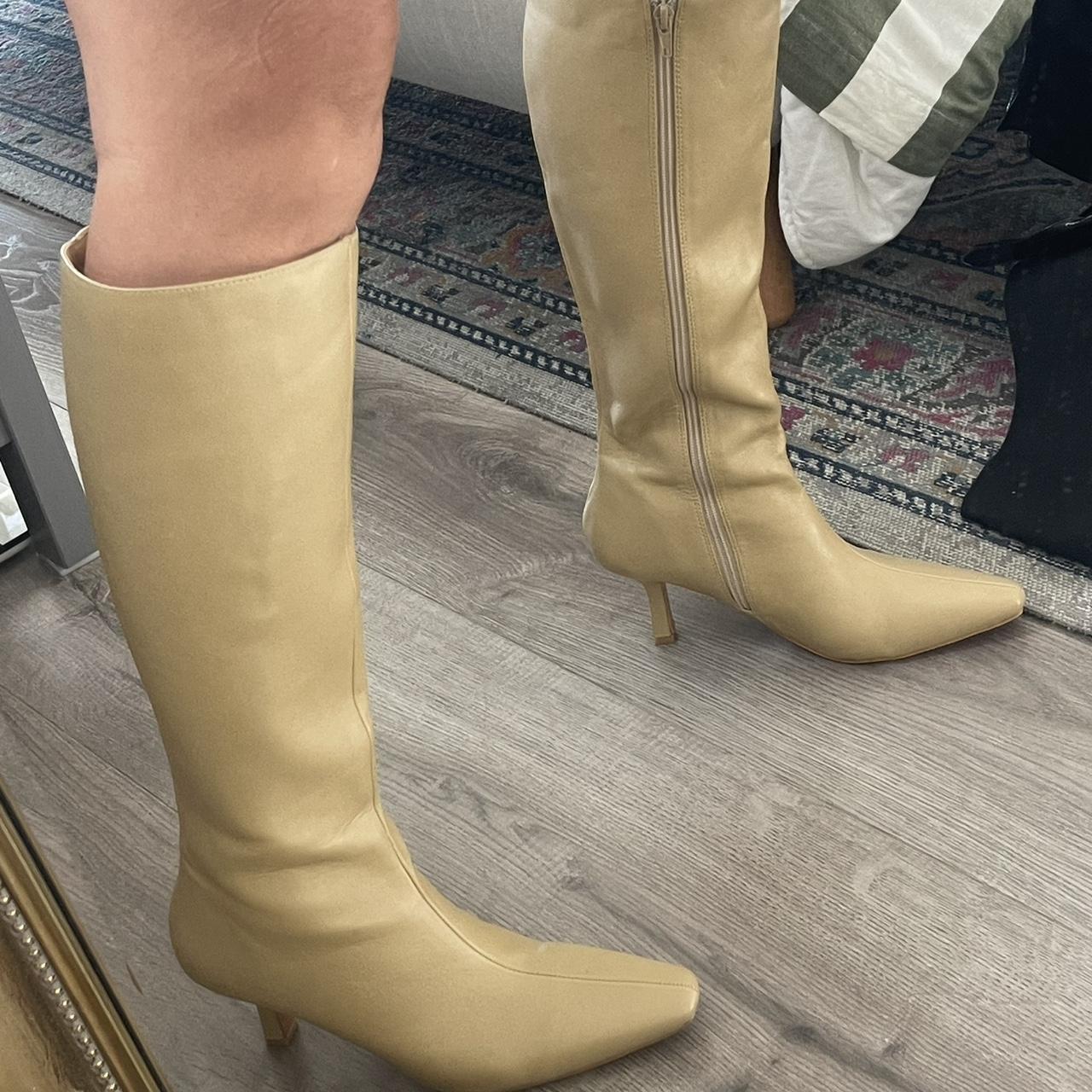 Apollo Butter Tony Bianco Long Boots Womens Fashion Winter Pointy - Main Image