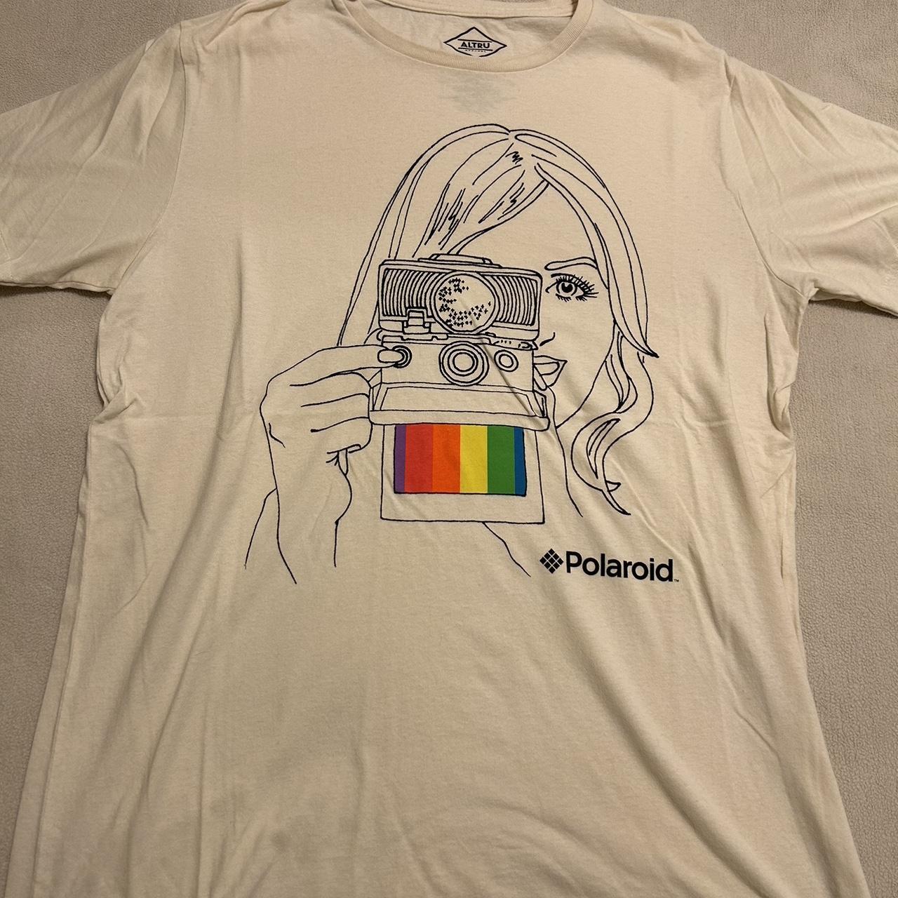 plus size polaroid t shirt