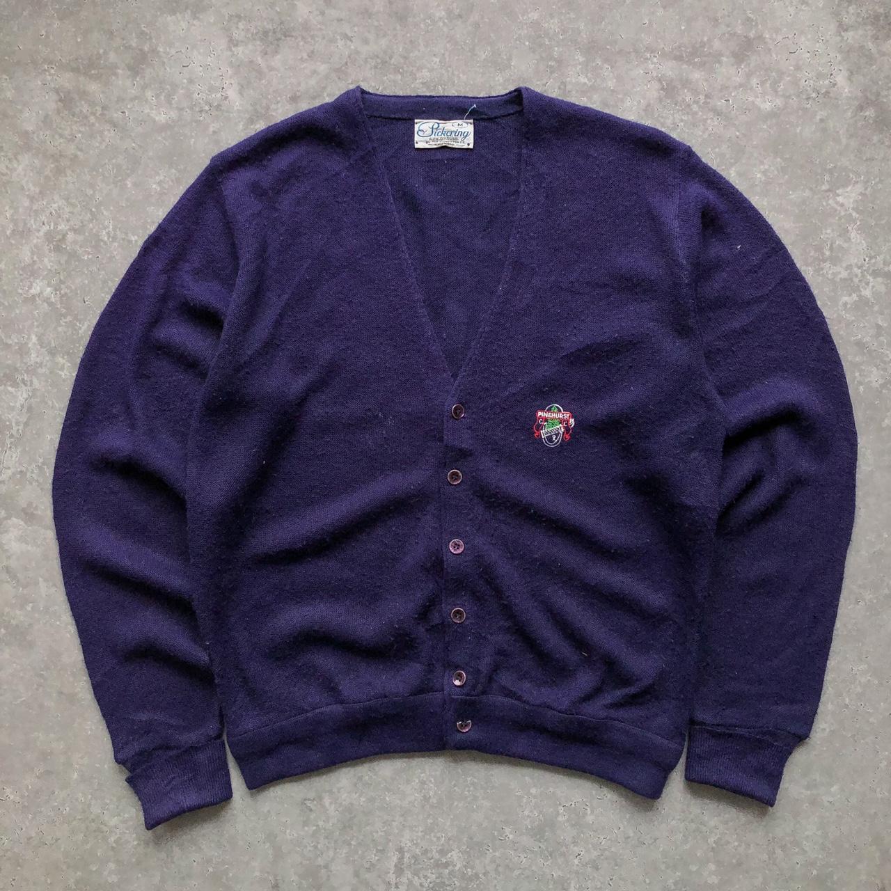 Men's Navy Cardigan | Depop