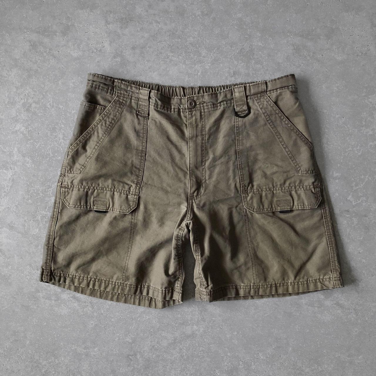 Wrangler Men's Khaki Shorts | Depop