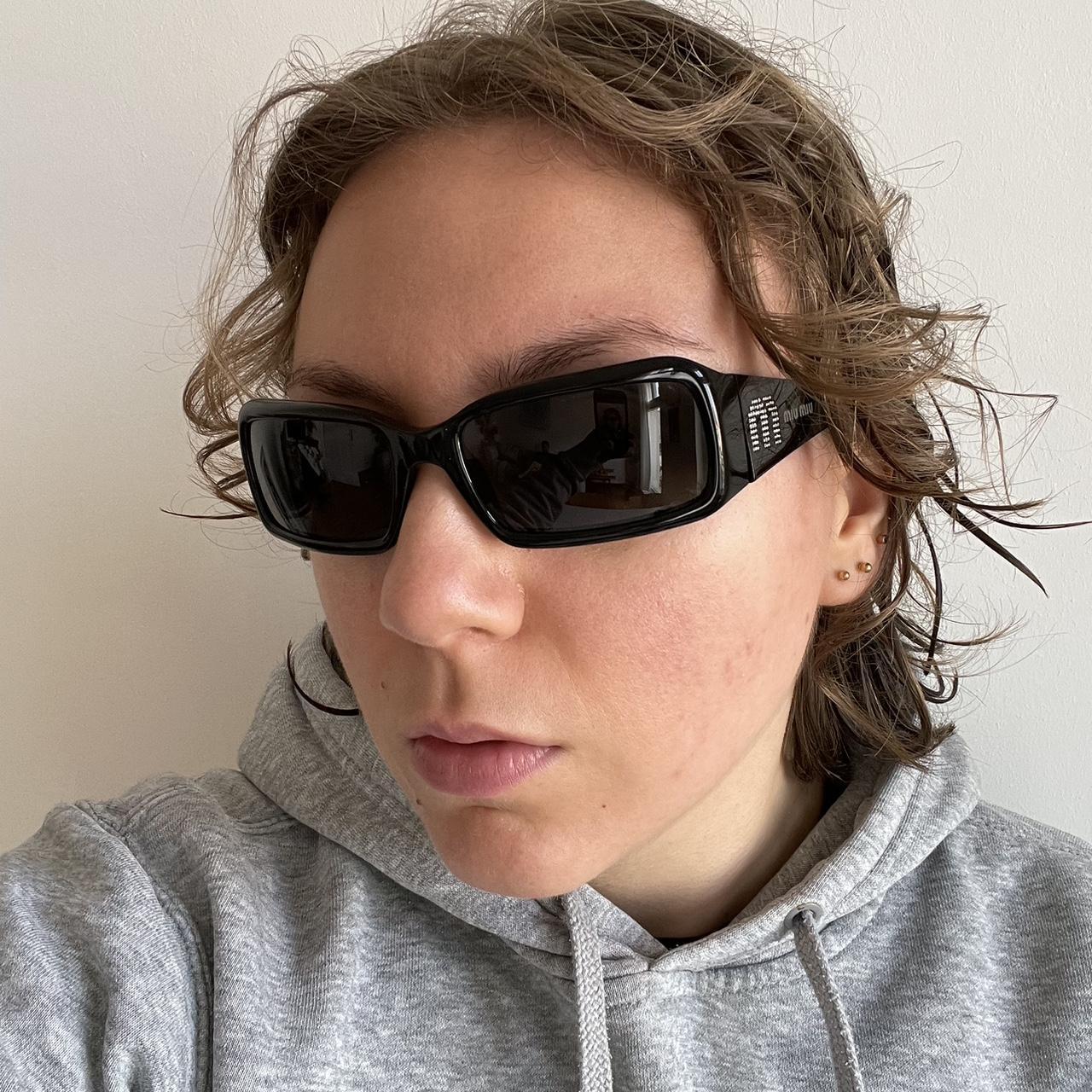 Miu Miu Y2K Gradient Purple Transluscent Sunglasses – NDWC0 Shop