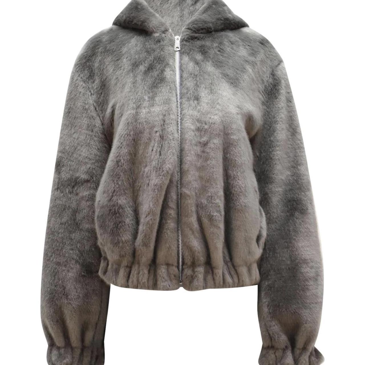 Helmut lang faux fur coat best sale