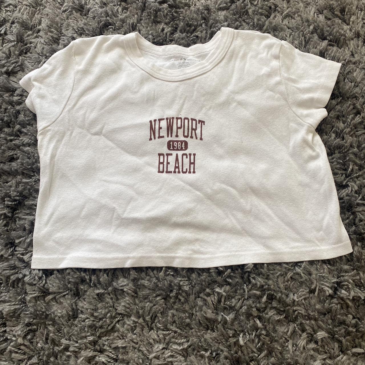 brandy melville newport beach crop top would fit... Depop