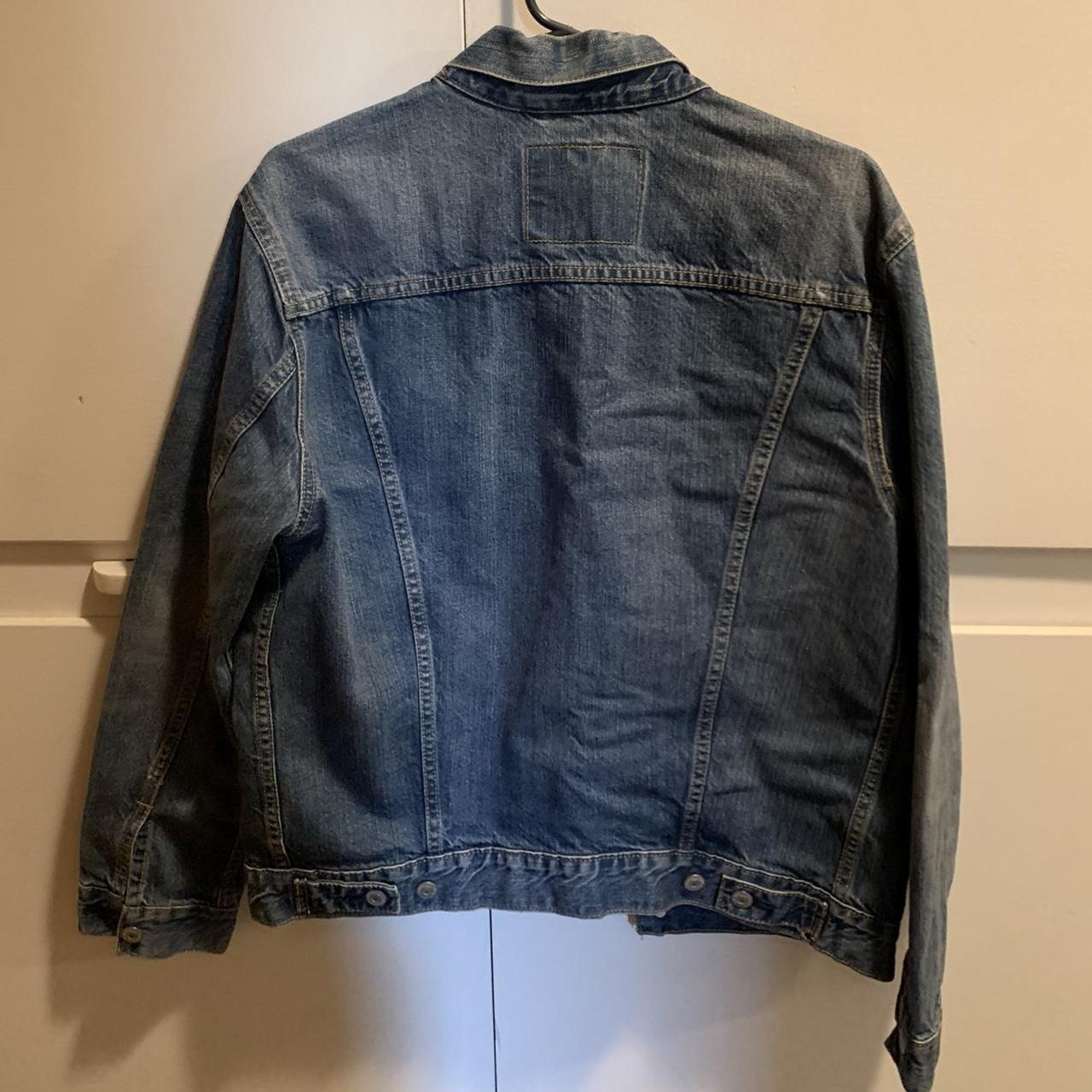 Levi's Men's Blue and Navy Jacket | Depop