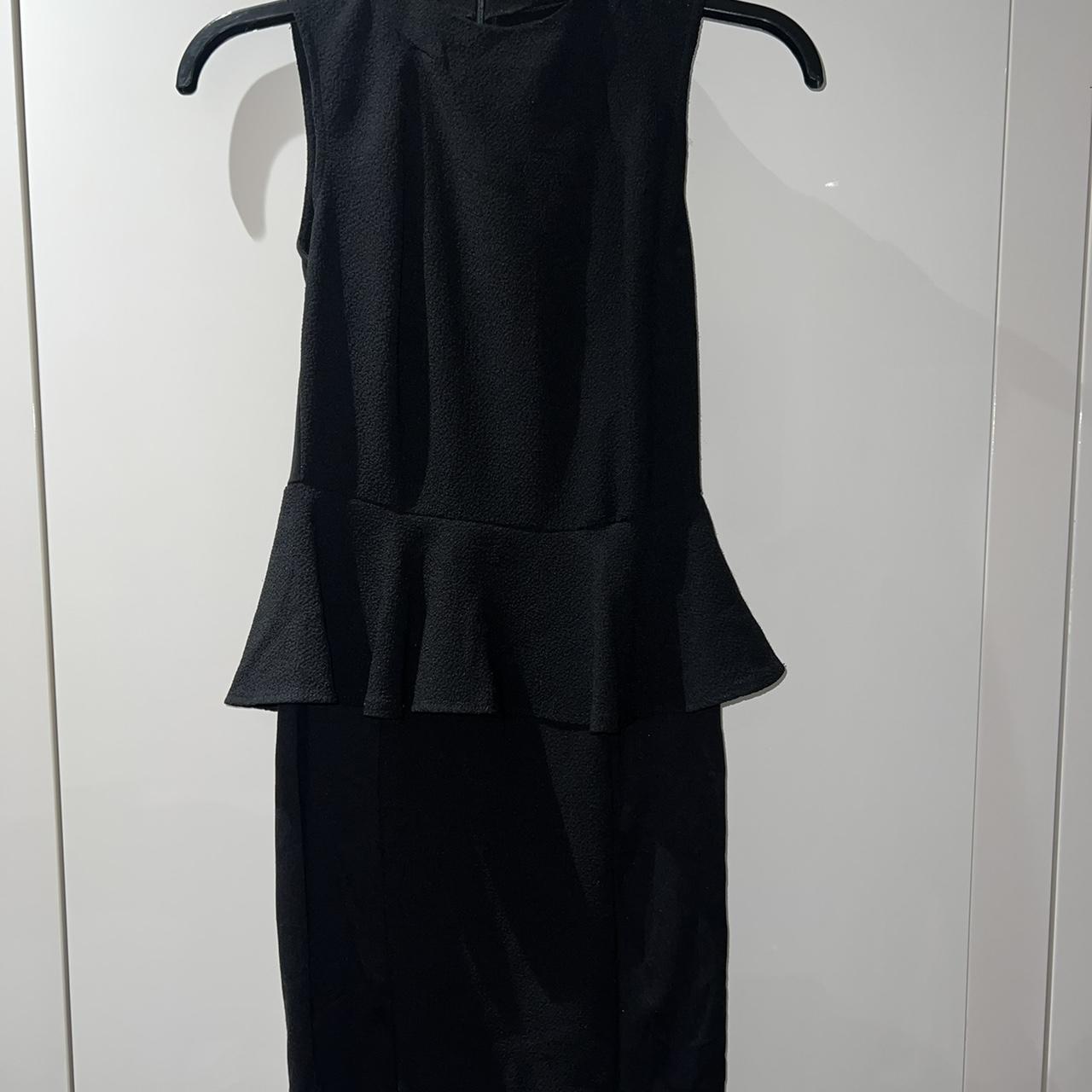 Zara black peplum style dress. I am 5’ 7” and it... - Depop