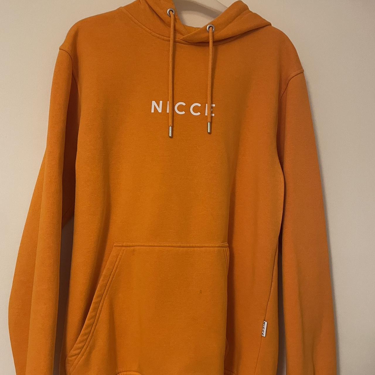 nicce orange hoodie nicce orangehoodie niccehoodie Depop