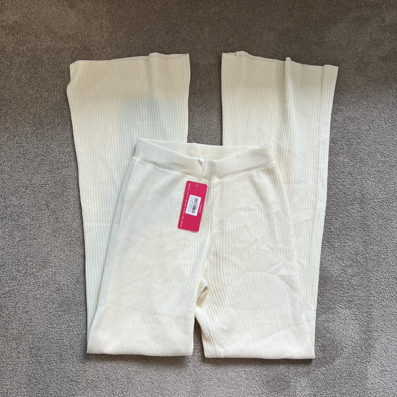 Edison cream knit pants Brand new Size 8... Depop