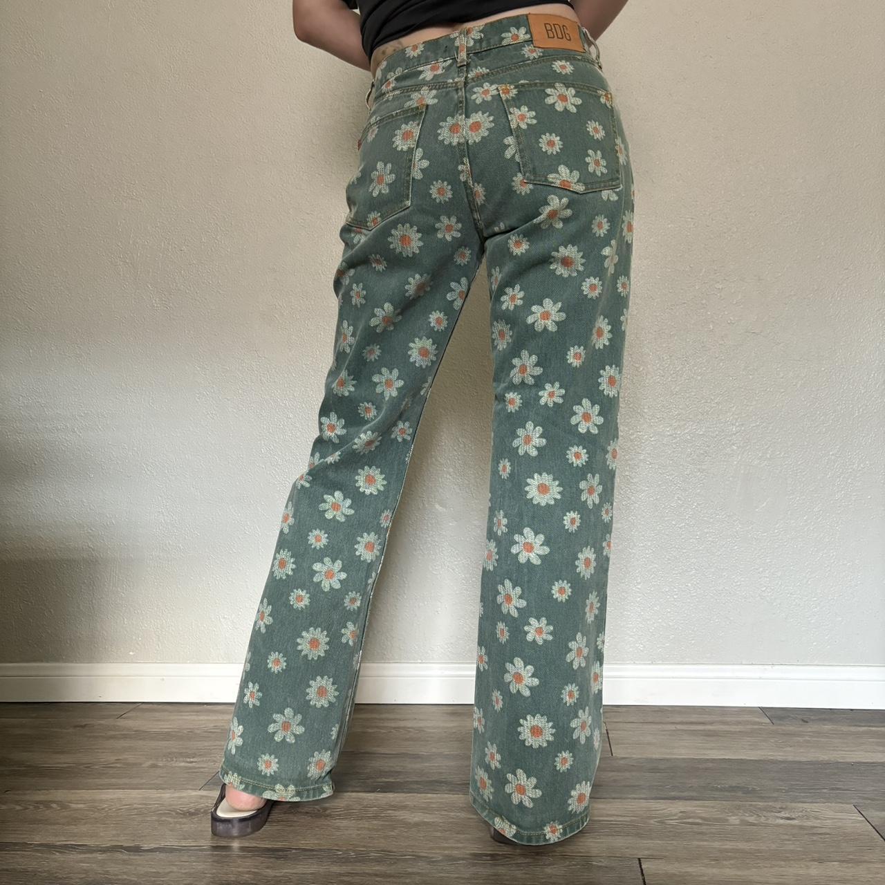 Outlet BDG 90's Bootcut Daisy Printed Jeans