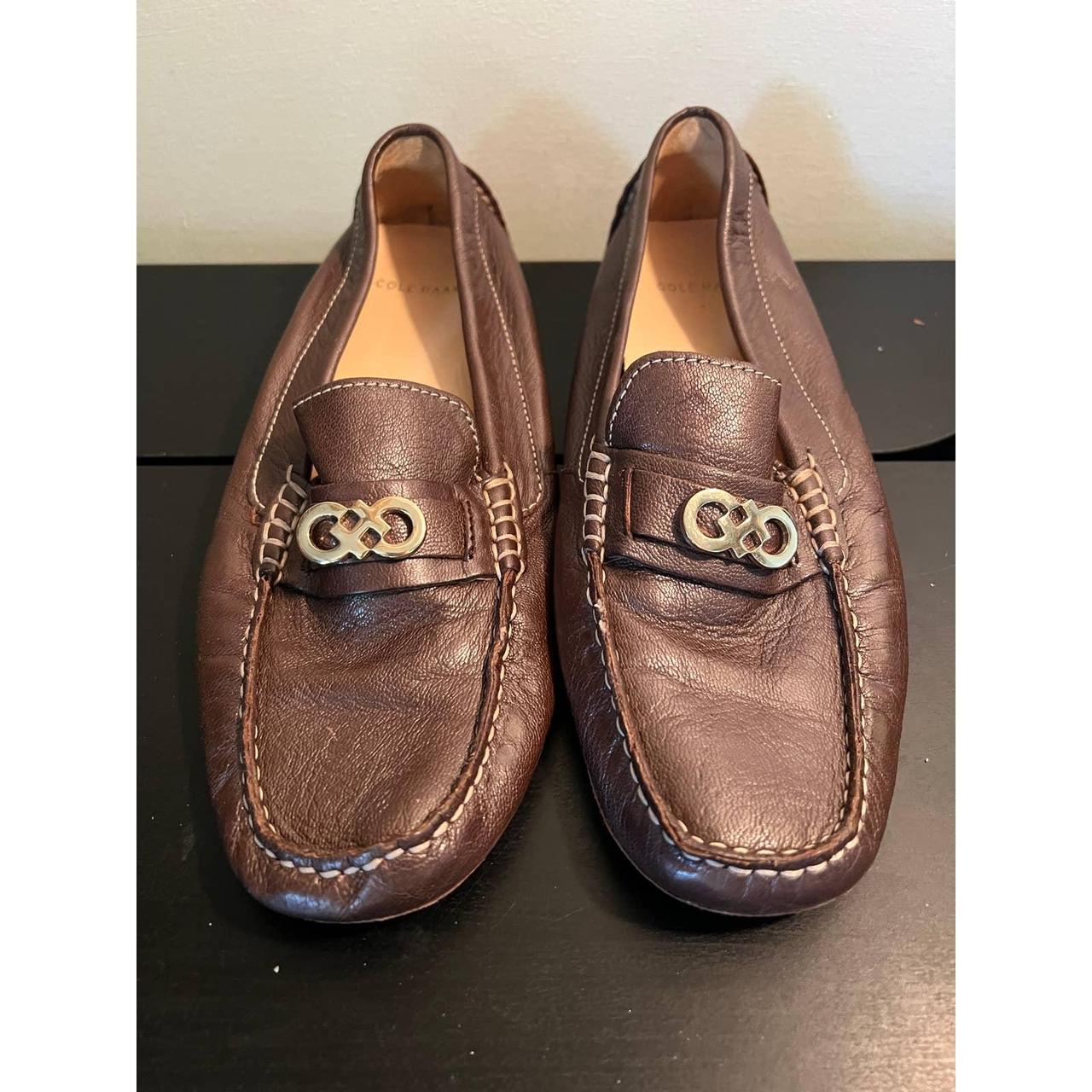 Cole haan 2025 gold loafers