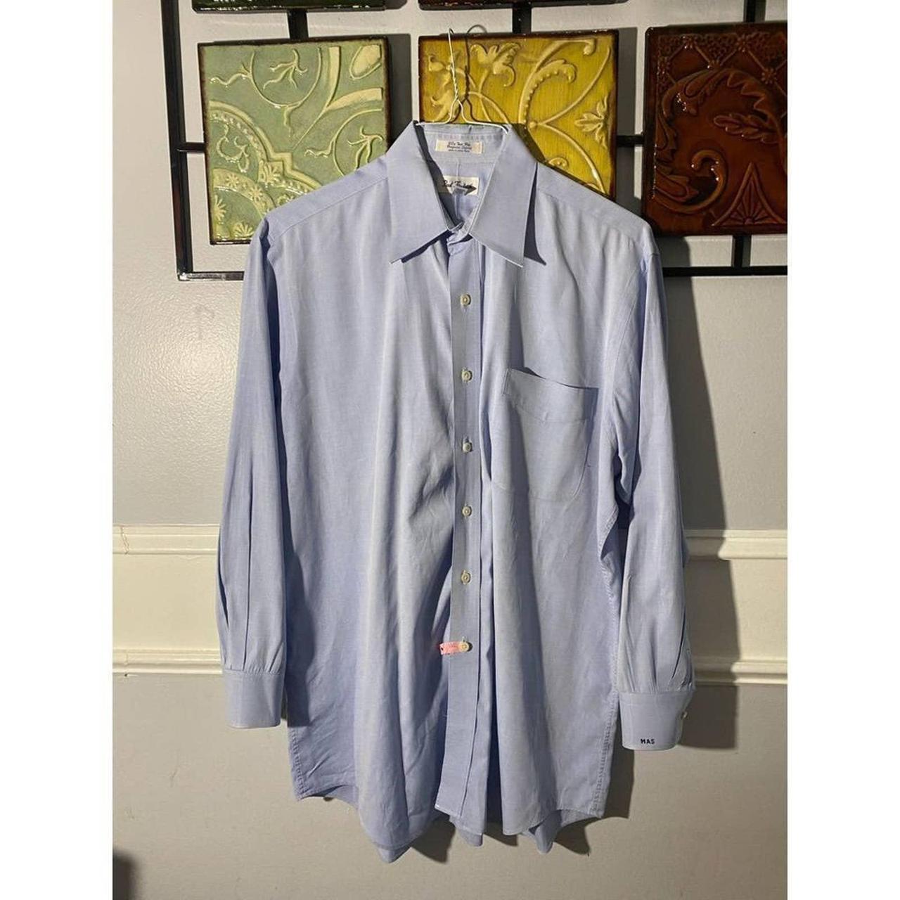 Paul Fredrick Pinpoint Oxford 80s Two Ply Shirt... - Depop