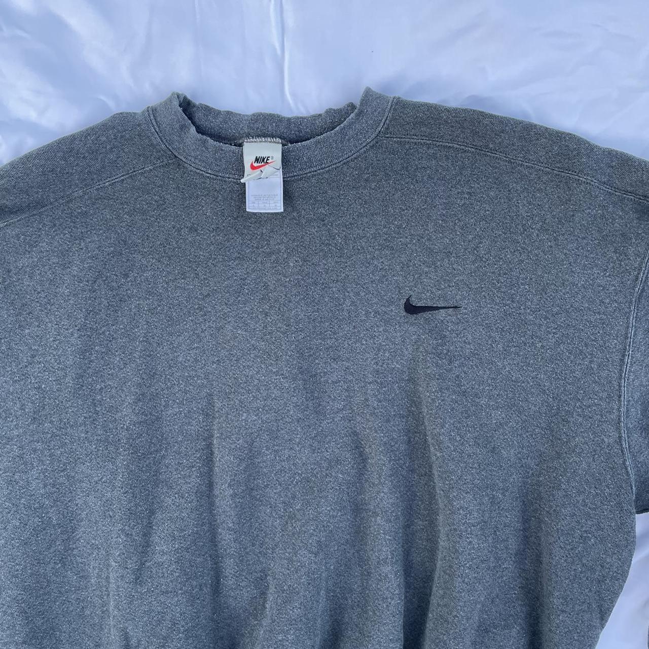 mens grey nike crewneck