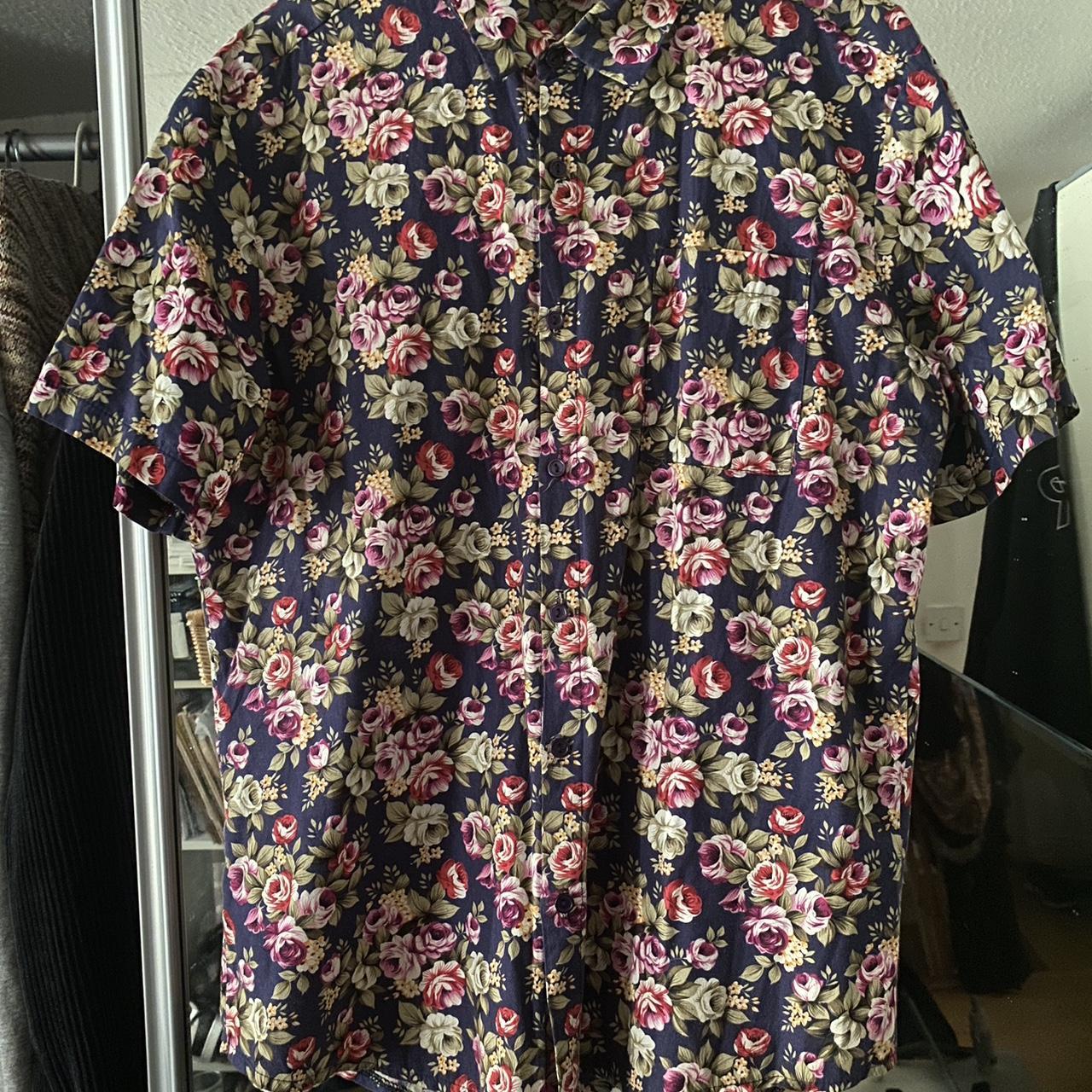 ASOS reclaimed vintage floral shirt Worn a few... - Depop