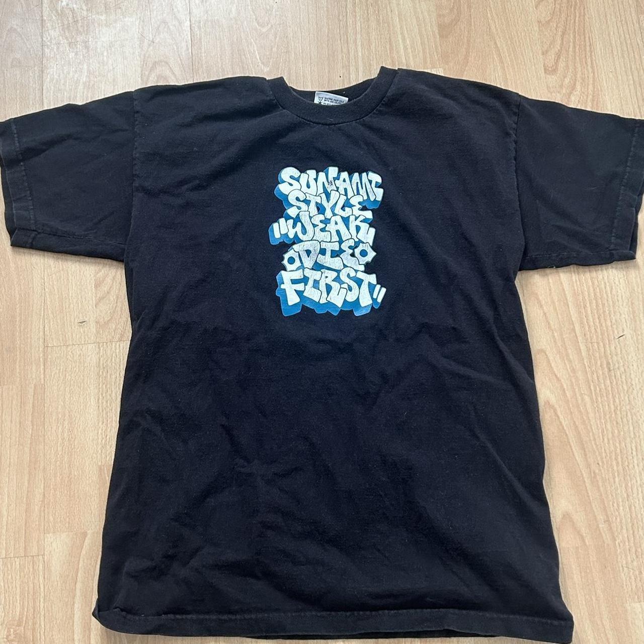 rare sunami weak die first shirt pretty sure it was... - Depop