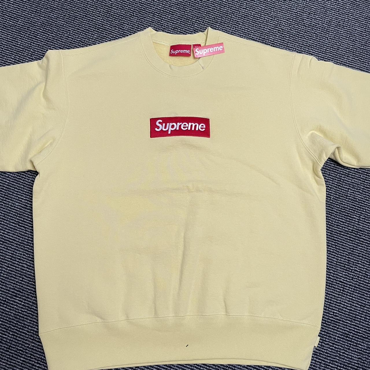 Supreme box logo bogo crewneck sweatshirt pale...