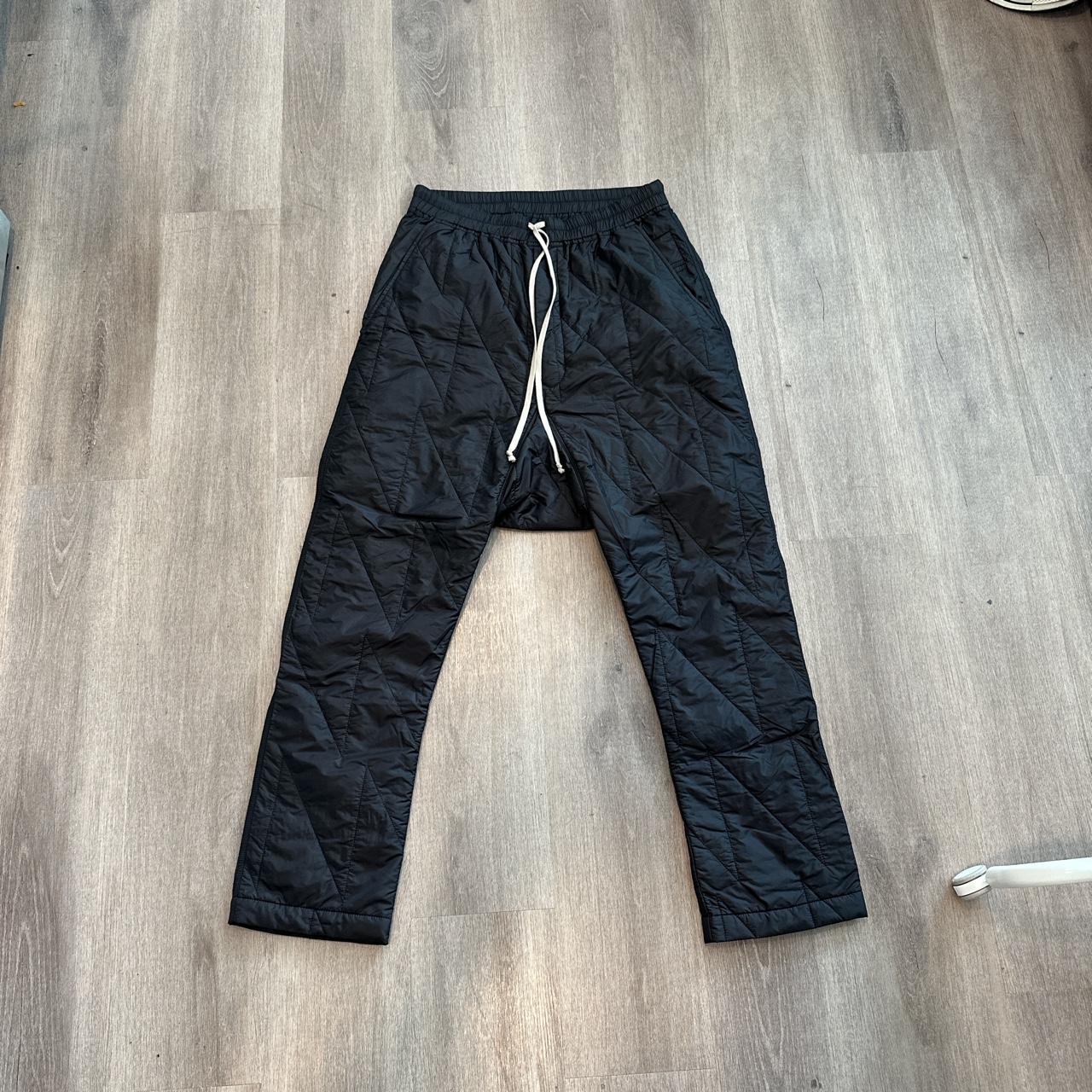 Rick Owens Men's Black Joggers-tracksuits | Depop