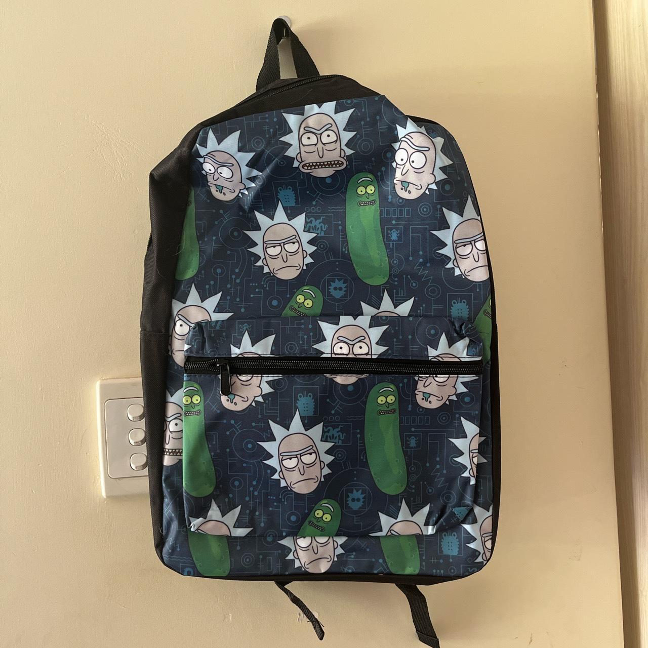 RICK AND MORTY BACKPACK - Full size rick and morty... - Depop