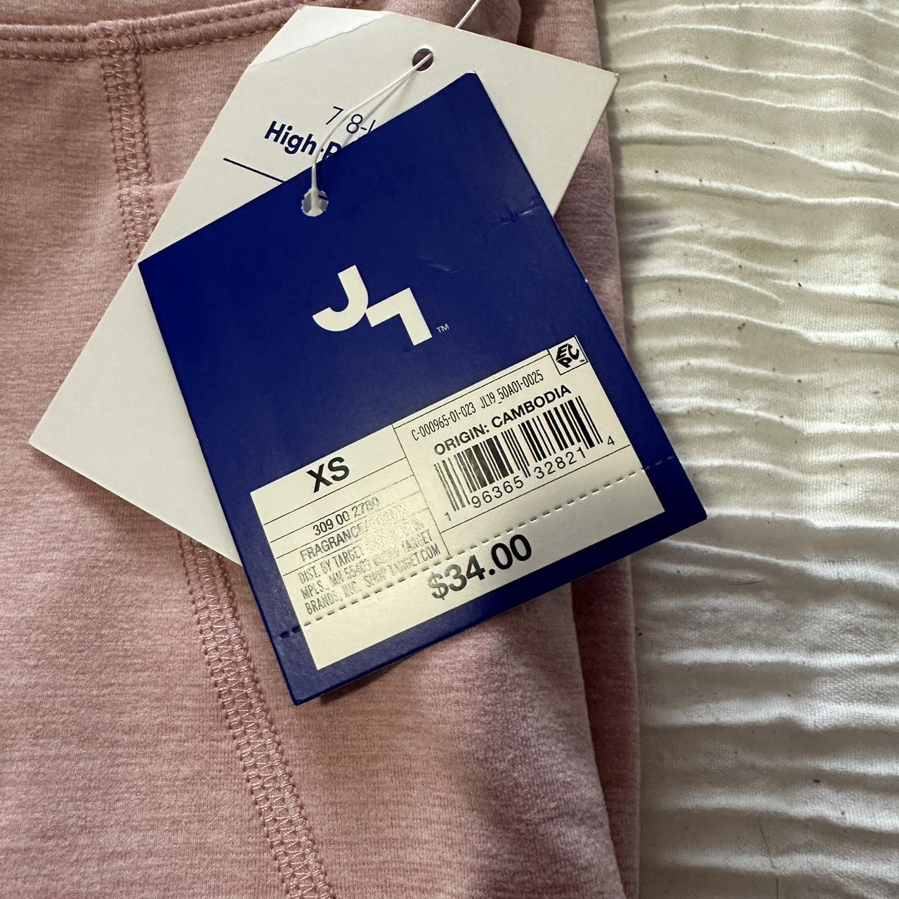 JoyLab Women's Split Flare Leggings - Pink Size L - Depop