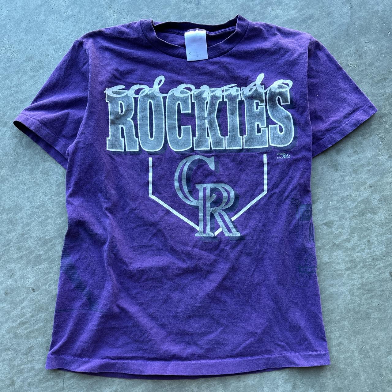 90s Colorado Rockies All Over Print MLB T-shirt Vintage 1990s 