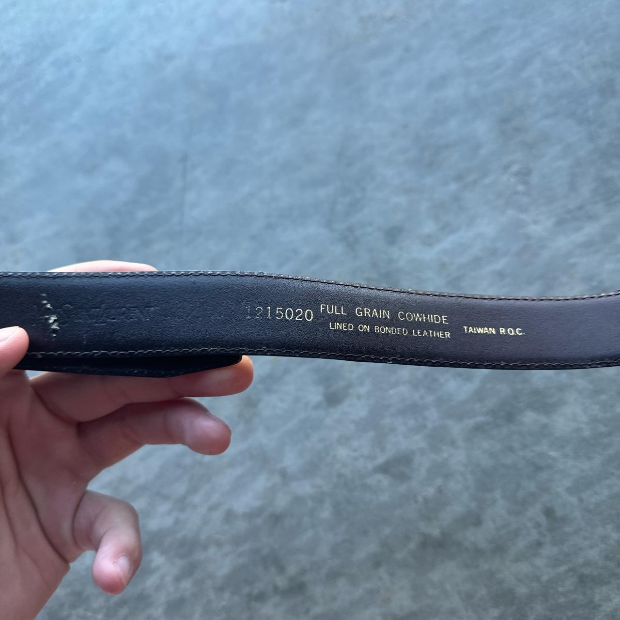 saint laurent gold belt