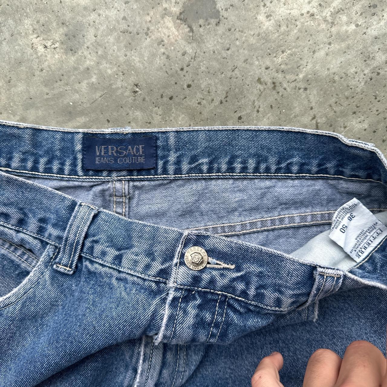 Versace Jeans Couture Men's Blue Jeans | Depop