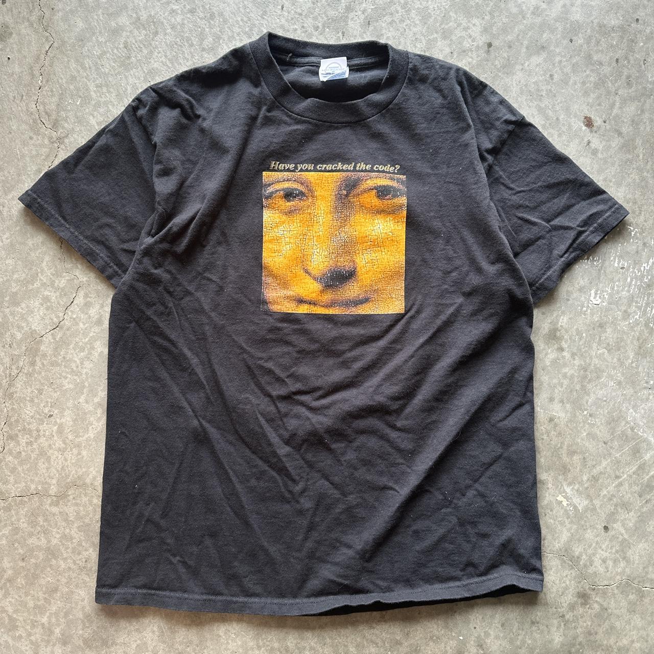 Vintage Y2K Mona Lisa Da Vinci’s Code Religious... - Depop