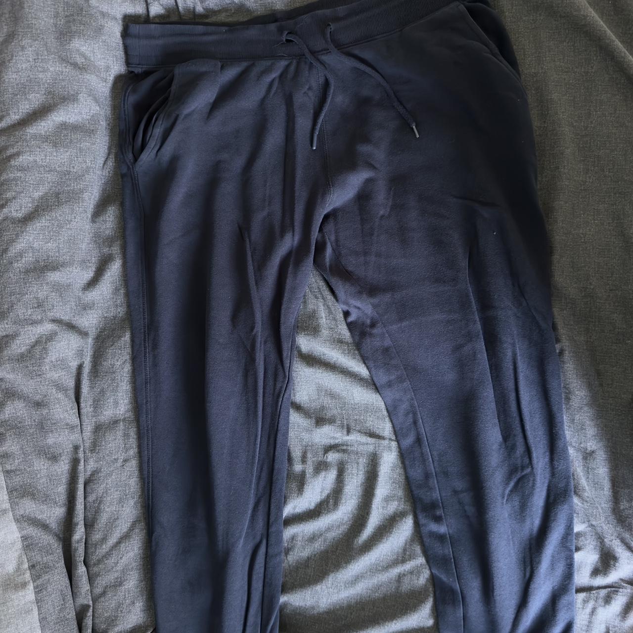 Dark blue bottoms, fair condition - Depop