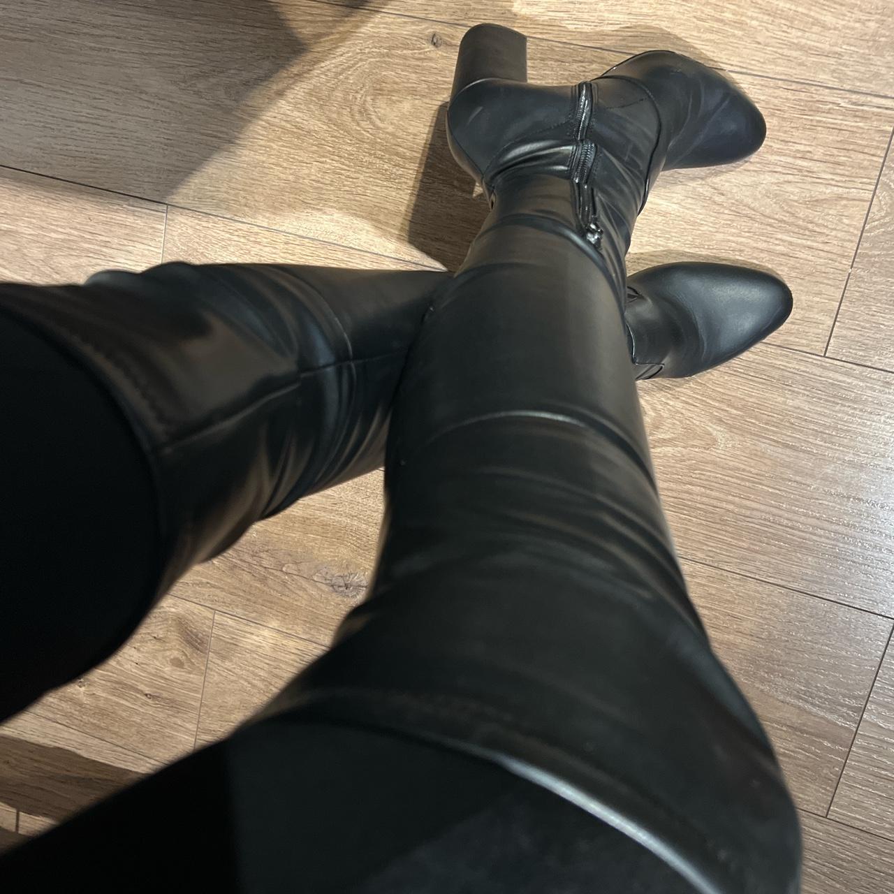 MEADE over knee leather boots. Zip. Size EU39 Depop