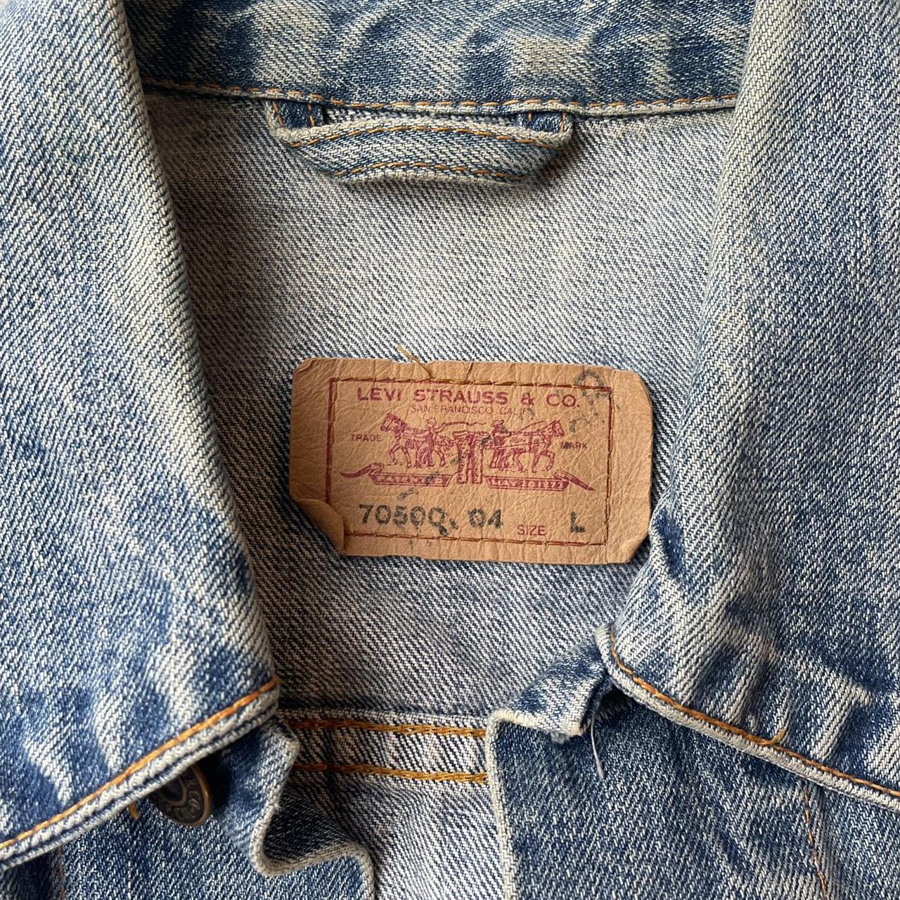 Vintage Levi’s Denim Jacket 70500 04 Trucker Jacket... - Depop