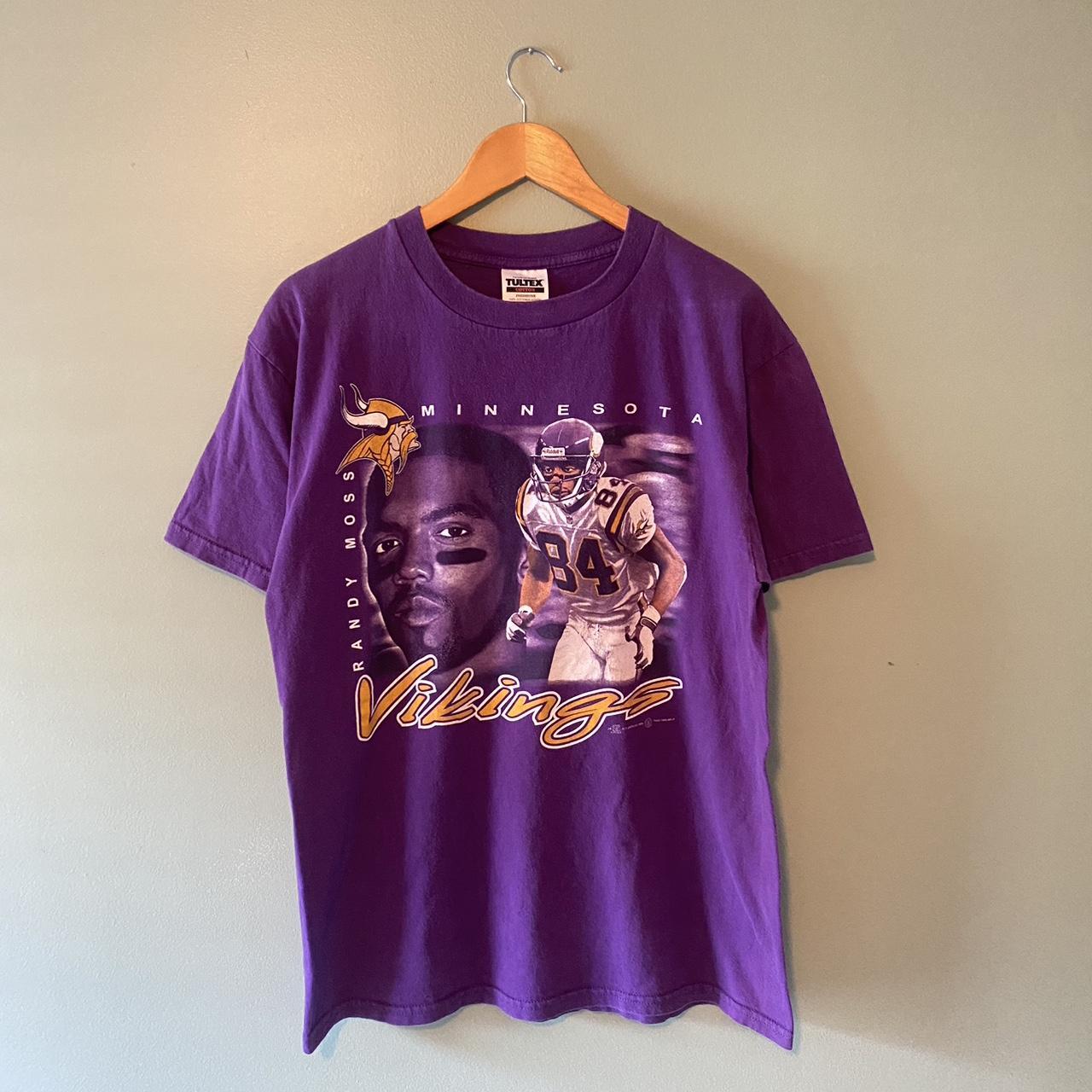 Vintage Minnesota Vikings NFL T Shirt Big Logo Unique Tee 