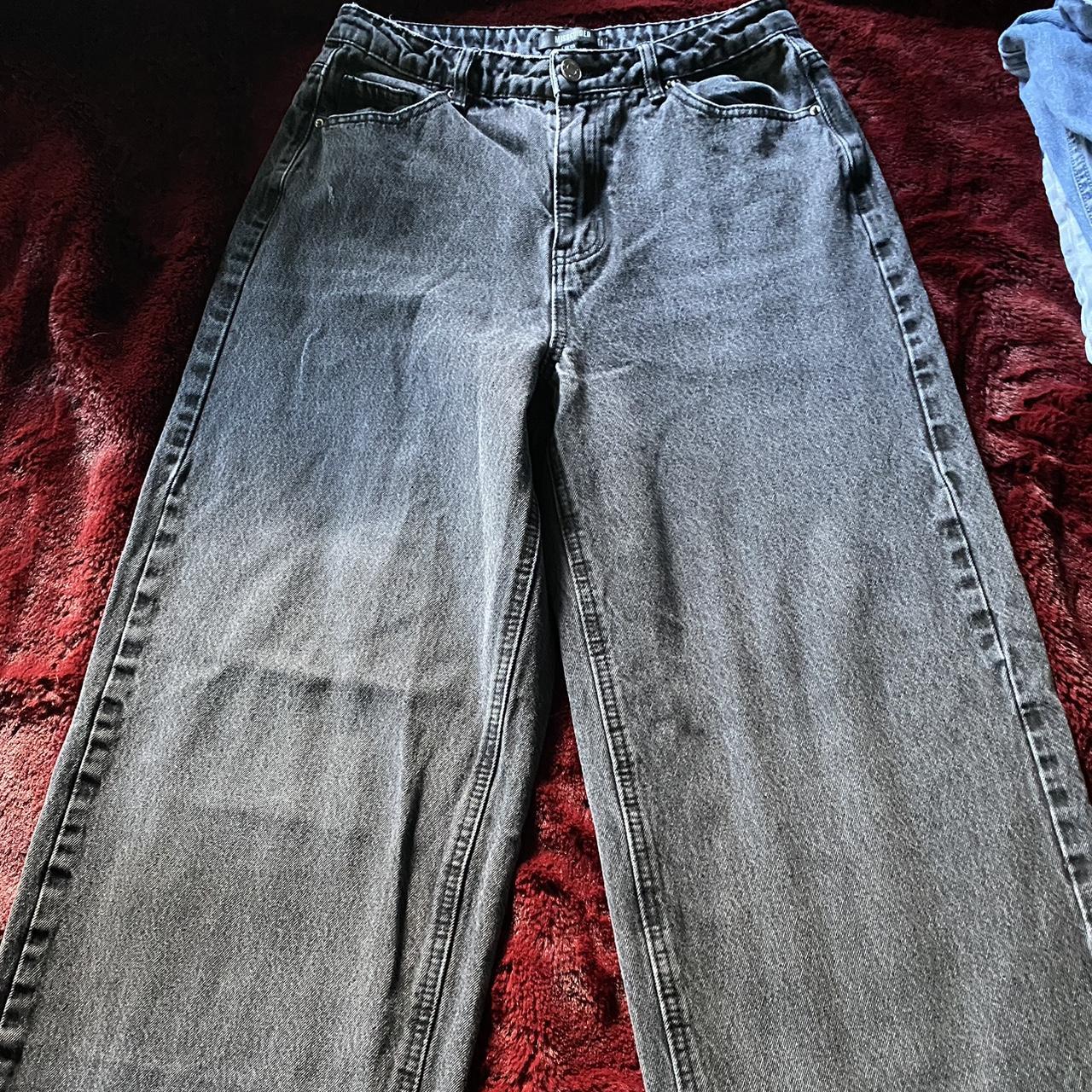 Misguided wise leg baggy jeans w/sz: US 6 or like... - Depop