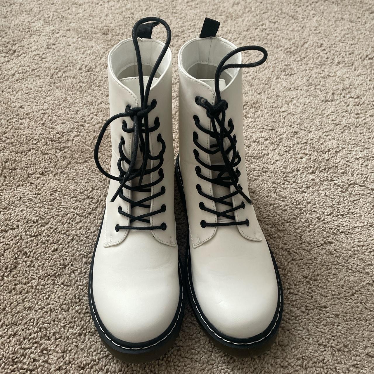 White doc martens knockoffs sale