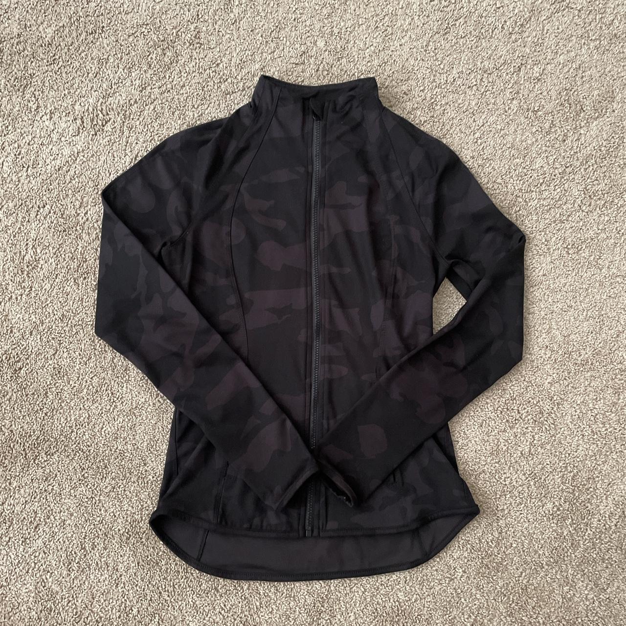 Yogalicious black camo define jacket • size: S •... - Depop