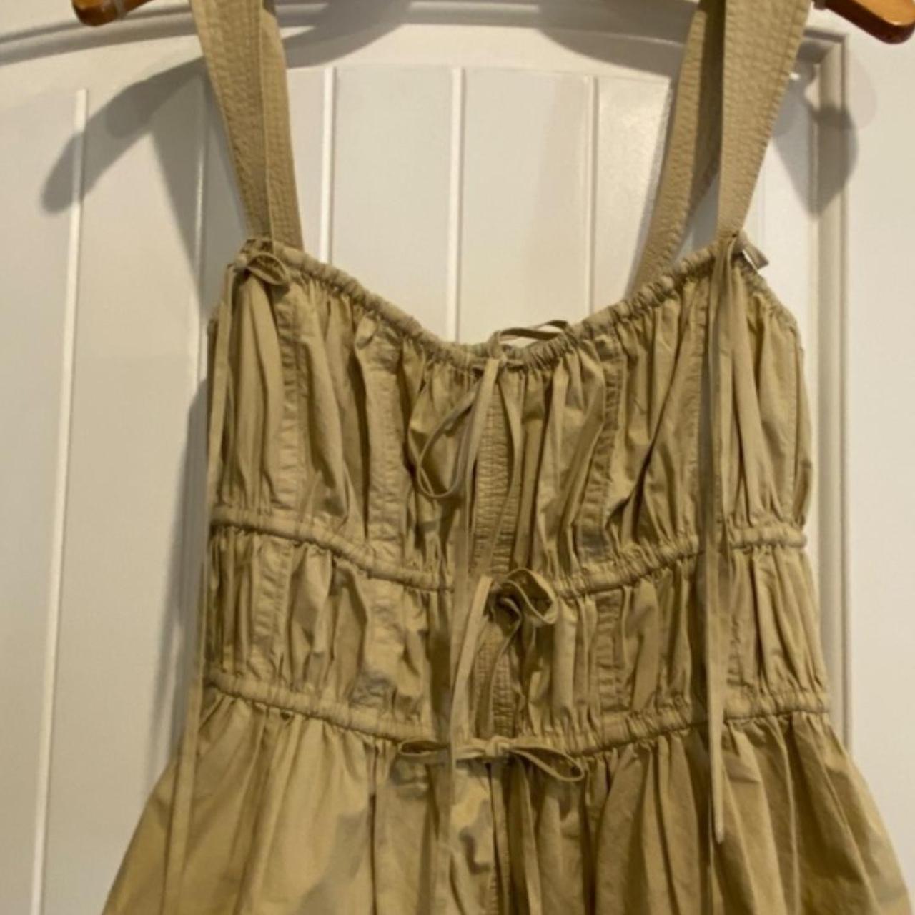 Ulla Johnson Lulu top in Khaki, -RRP ~ $195, - US Size...