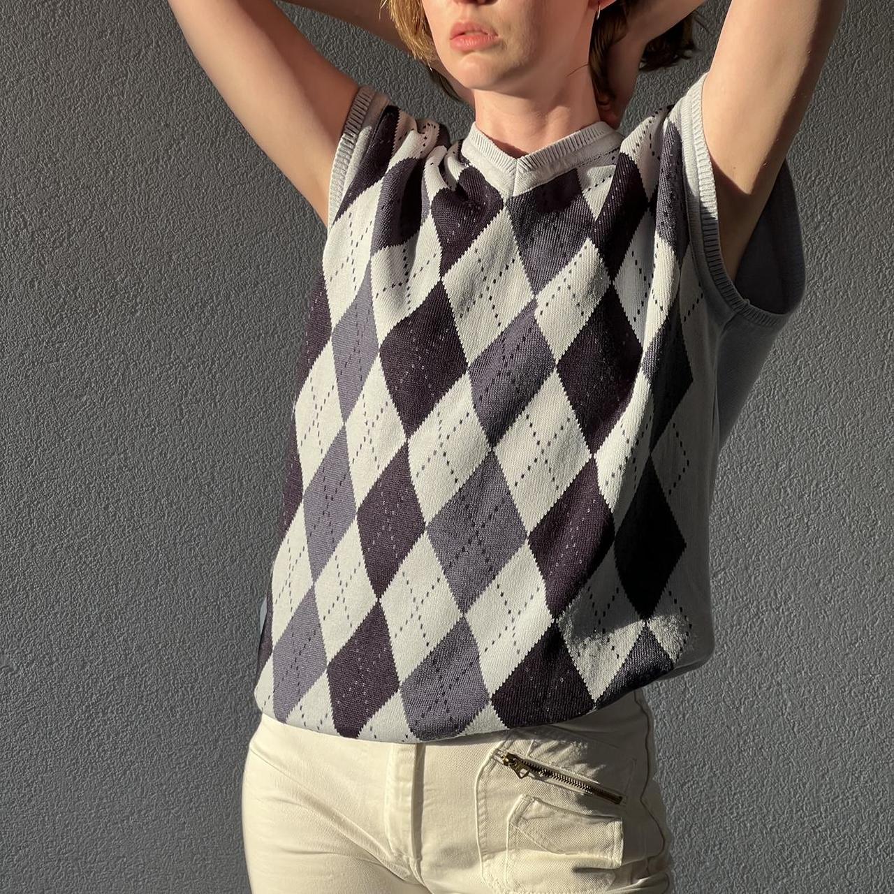 Cute vneck baby blue vest ️FREE SHIPPING ️ Size... Depop