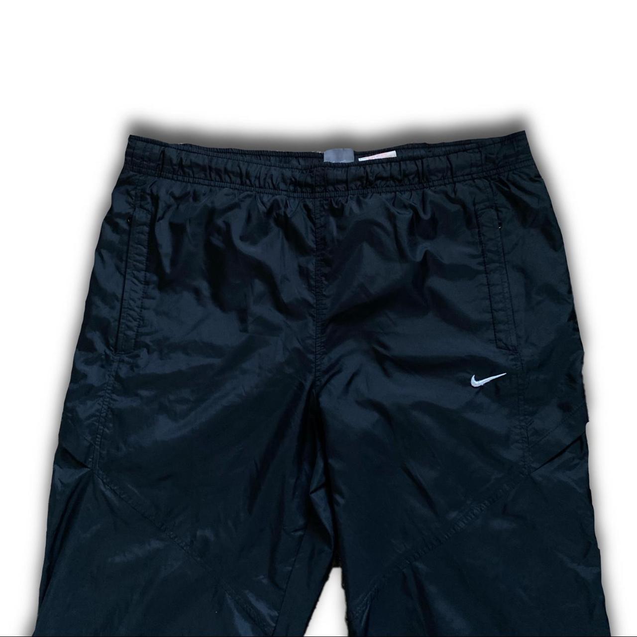 nike shell tracksuit bottoms. grey tag 2000s nike... Depop