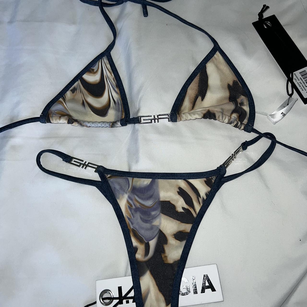 I.AM.GIA Women's Navy and Blue Bikinis-and-tankini-sets | Depop